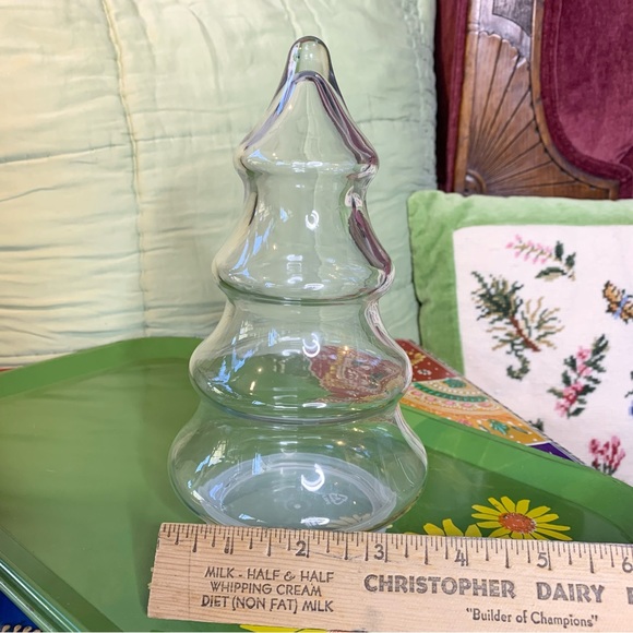 70s Libbey Glass Christmas Tree - Picture 4 of 6